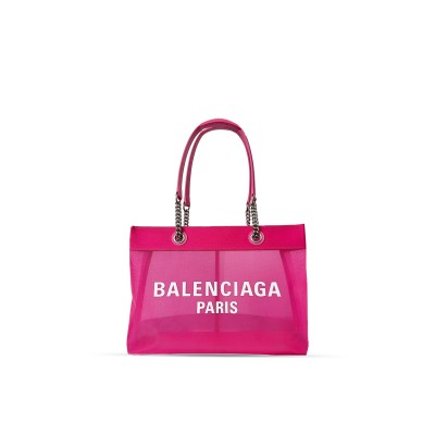 BALENCIAGA WOMEN'S DUTY FREE TOTE BAG MEDIUM IN PINK 7416022AADB2090 (35*18.8*13.9cm)